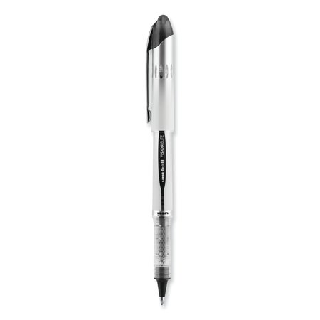 Uni-Ball VISION ELITE Stick Roller Ball Pen, Bold 0.8mm, Blk Ink, Wht/Blk Barrel 61231